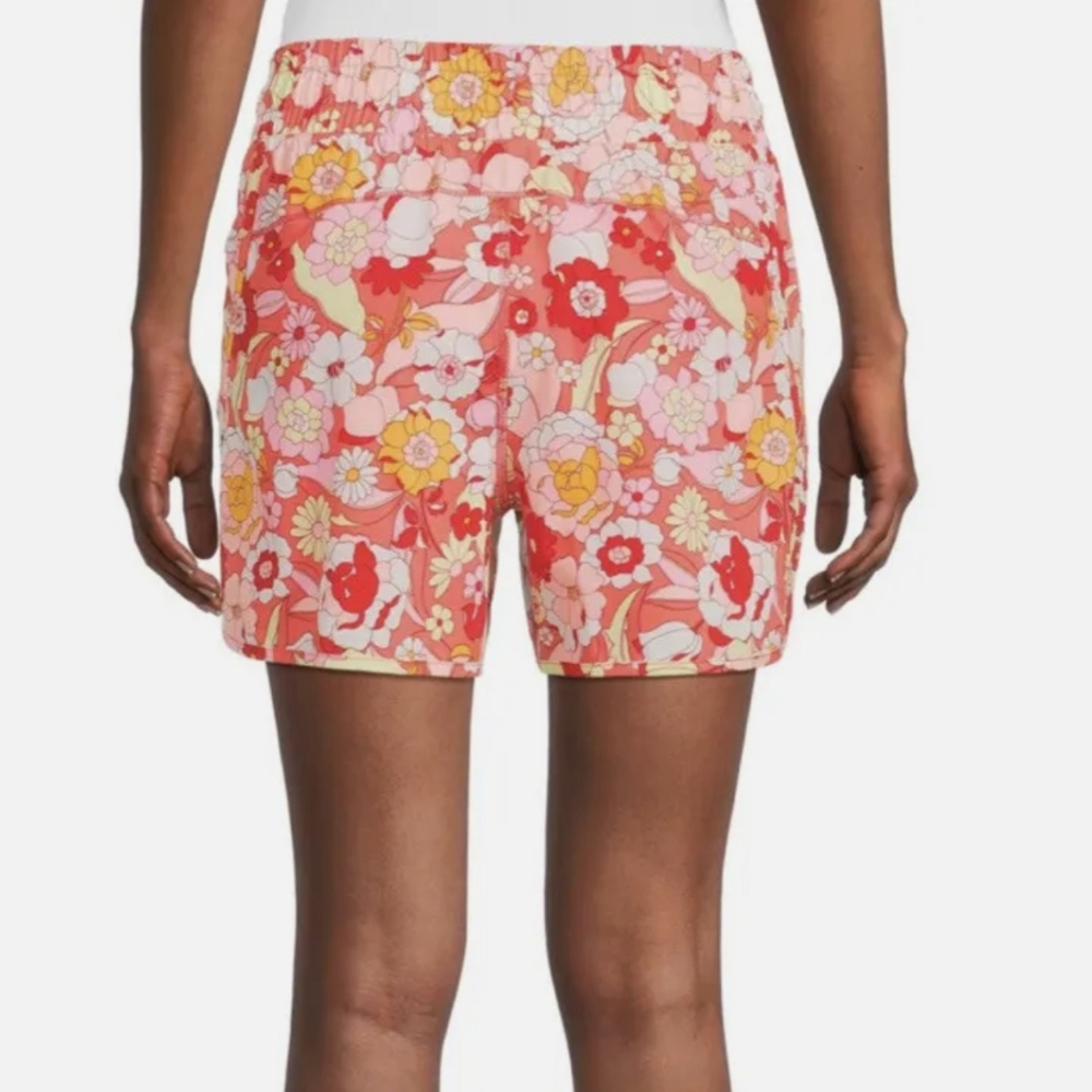 Avia Women's Multi-Colored Floral Lined Athletic Shorts Size Medium (8-10) EUC - Picture 10 of 13